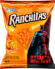 imagen de un paquete de Ranchitas edicion Batman